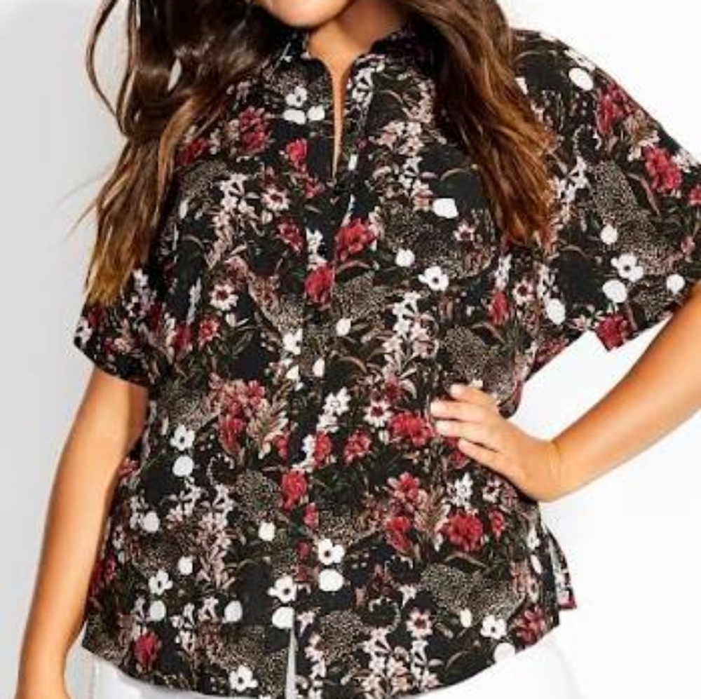 City Chic Tiger Shirt